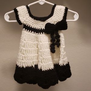 Crochet infant dress